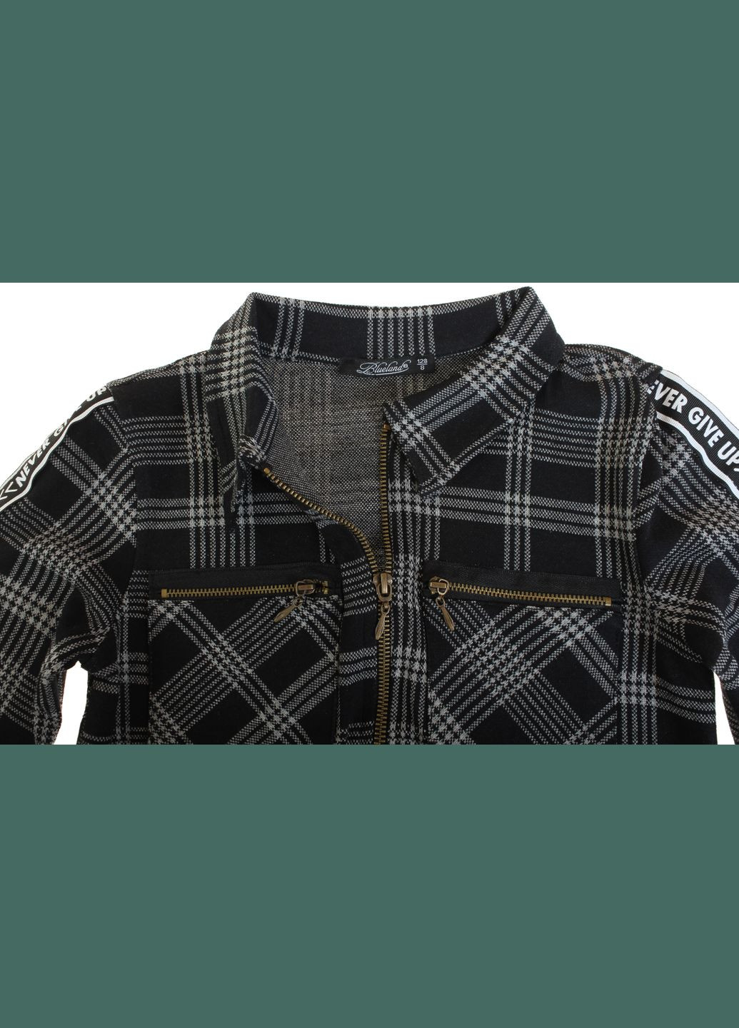 Жакет 2690 Чорний І Білий BLUELAND (306544184)