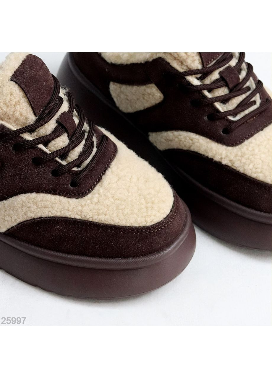 Зимові кросівки No Brand коричневі зими (370589468)