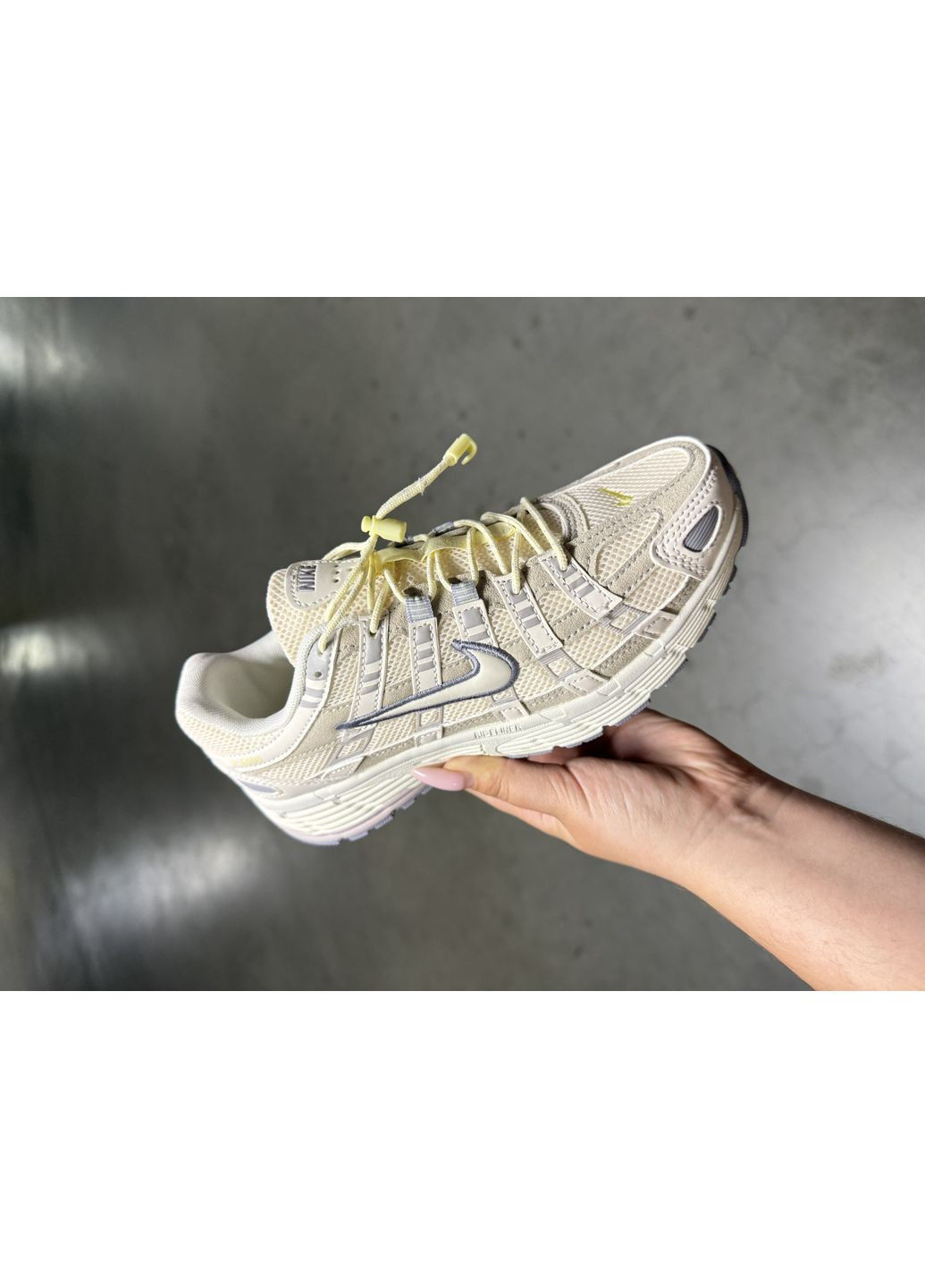 Сірі Осінні кросівки чоловічі nike p-6000 beige grey найк п-6000 No Brand