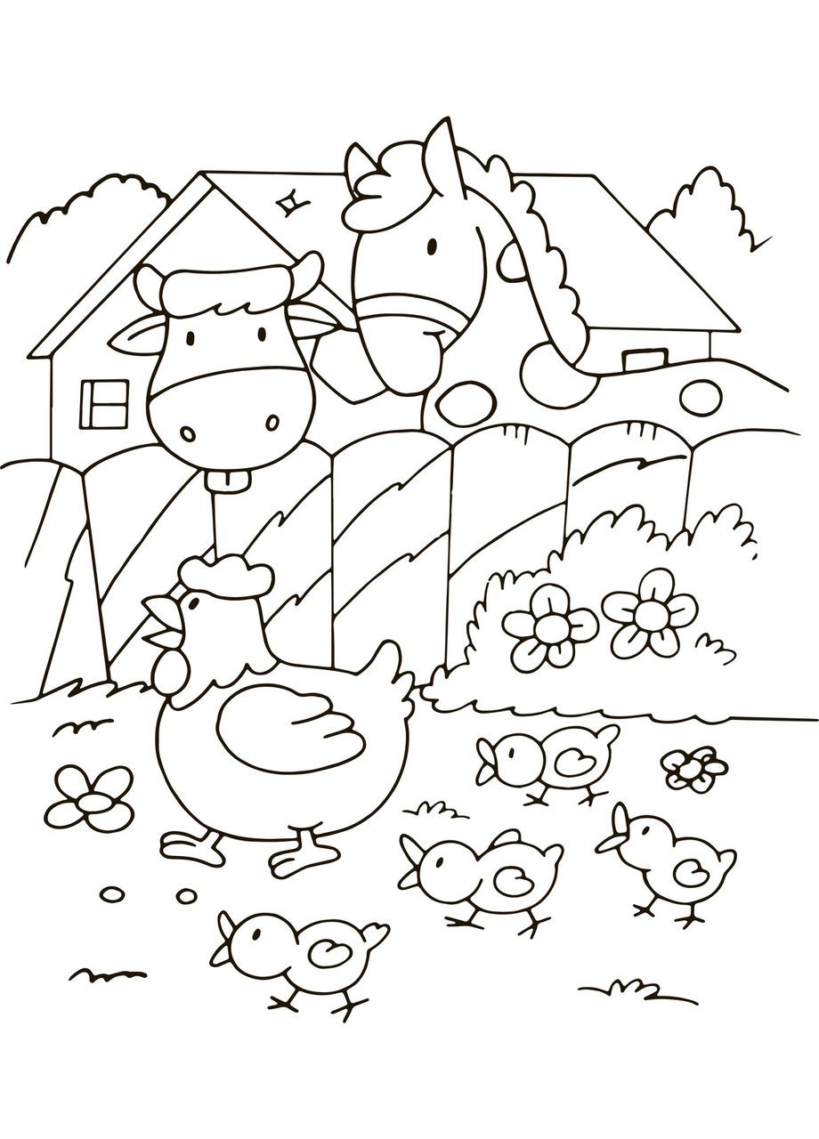 Набір для розпису по контурах для дітей У бабусиній господі 25x25 см (КА-046) Riviera Blanca (306743541)