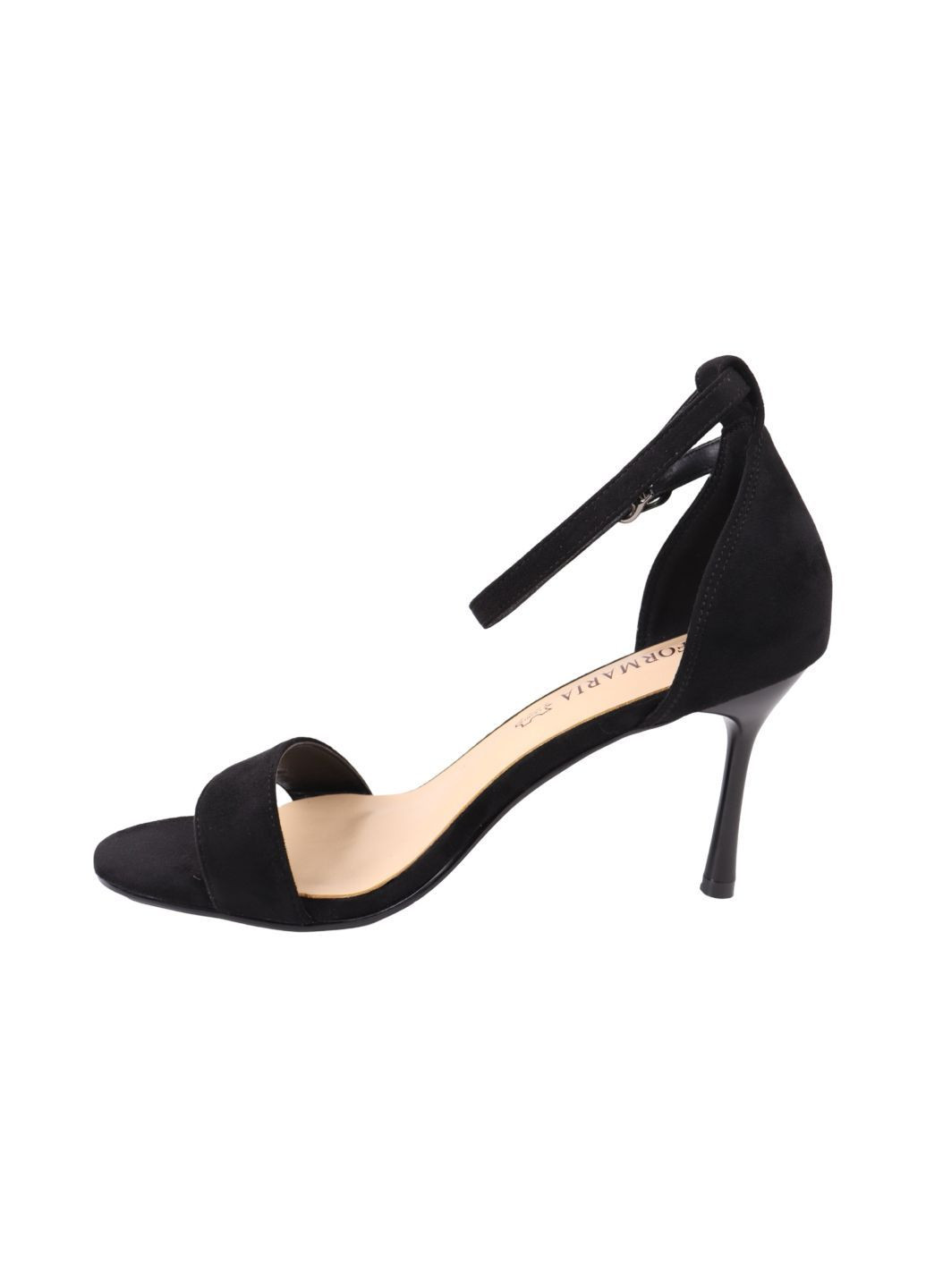 Черные босоножки женские черные на шпильке Aiformaria