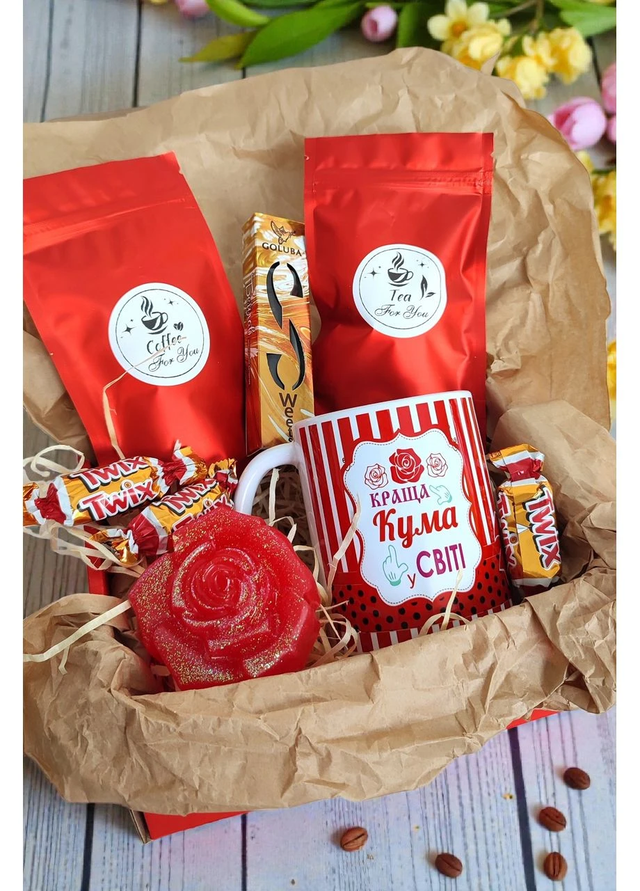 Подарунковий набір "Для Куми" №1 на День Народження, на 8 Березня, на будь-яке свято No Brand (386601491)