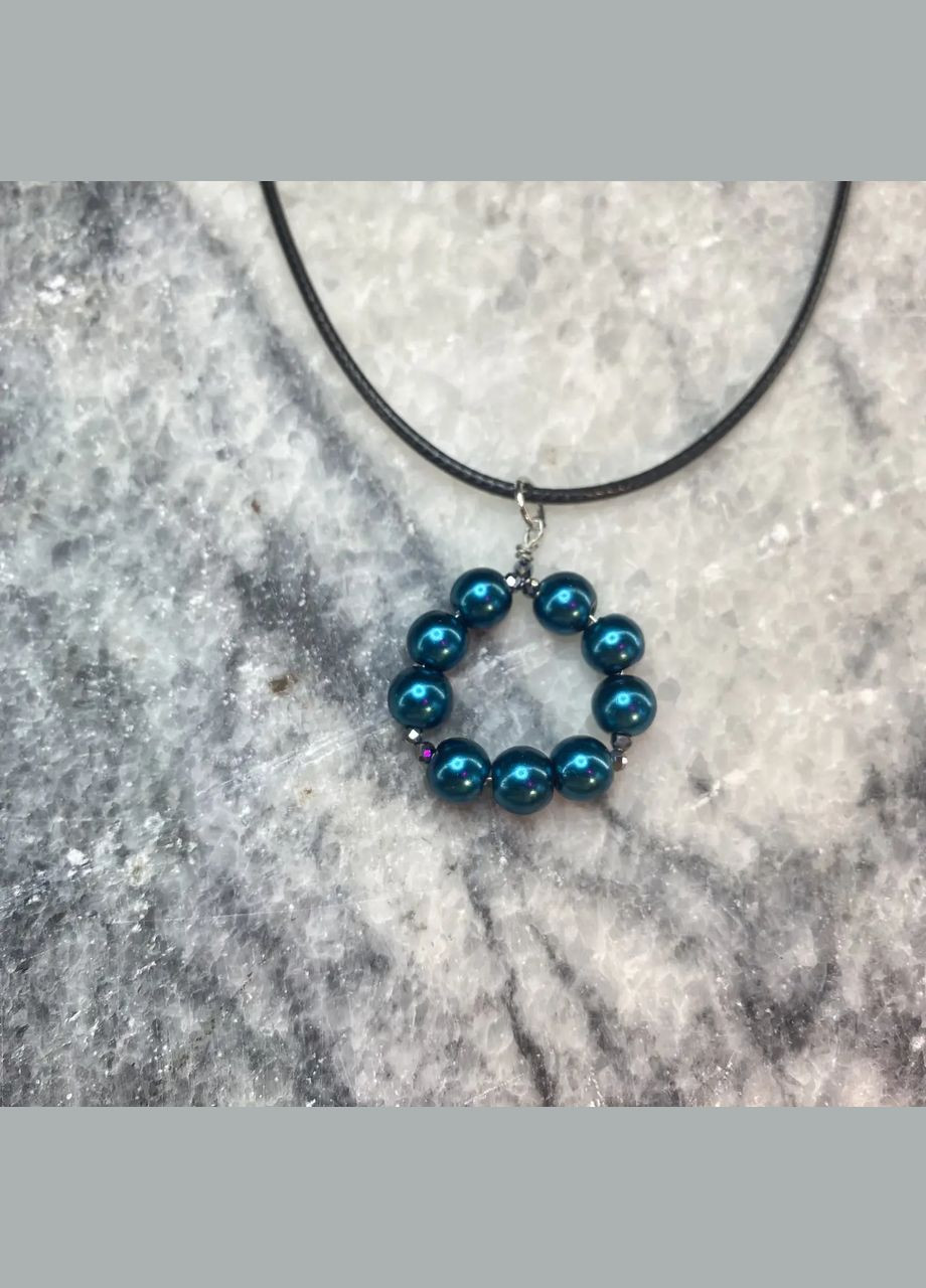 Кулон Майорка "Морская волна" d-6мм L-40-45см No Brand підвіска (301086651)