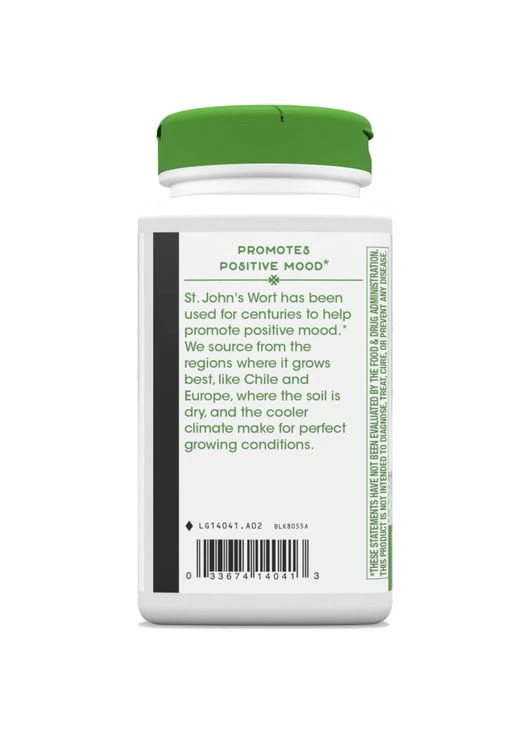 Натуральна добавка St. John's Wort Herb, 180 капсул Nature's Way (324421860)