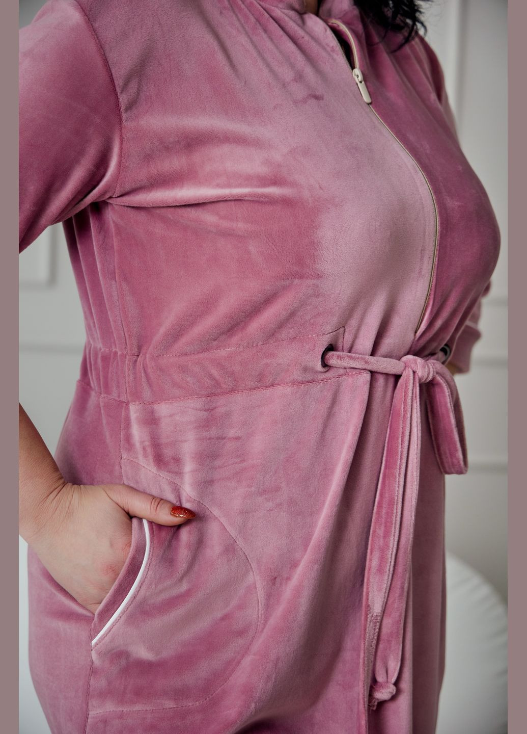 Сукня домашня велюрова, домашній велюровий No Brand халат (315725022)