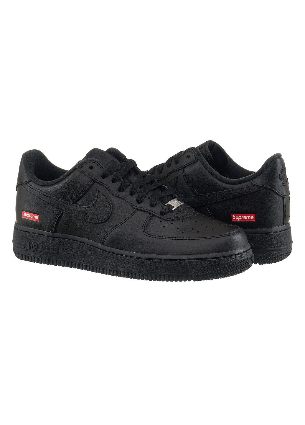 Чорні Осінні кросівки чоловічі air force 1 low supreme (cu9225-001) Nike