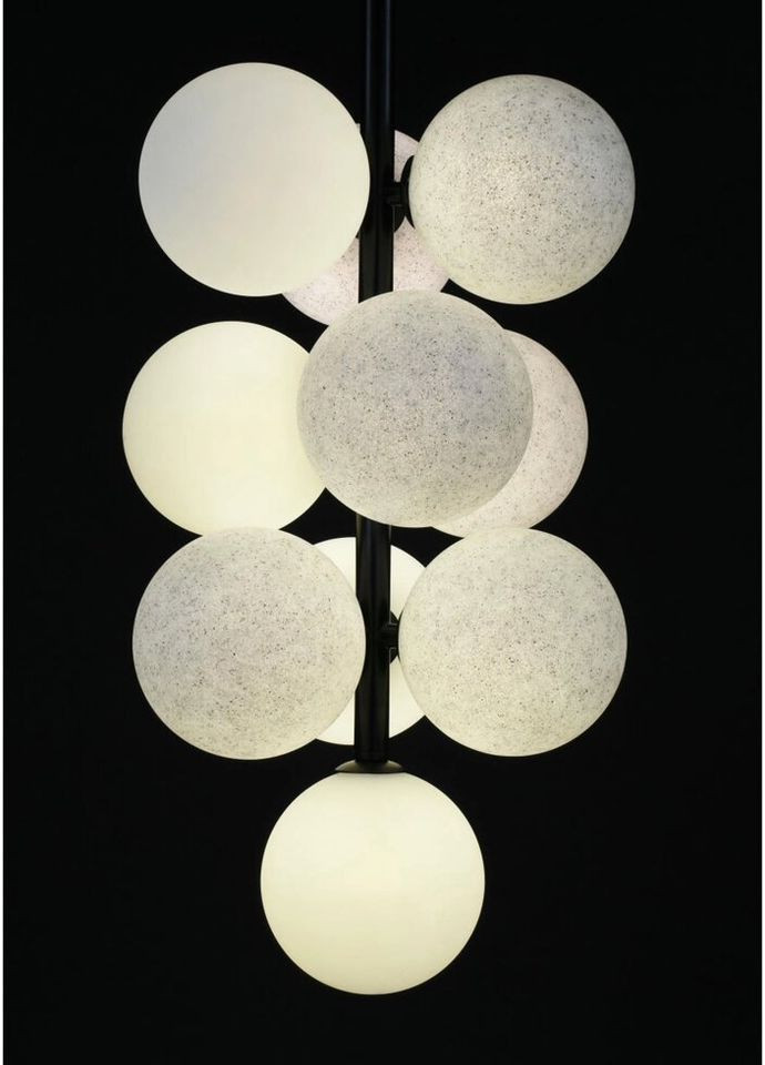 Люстра підвісна на 10 лампочок 27915 Чорний 65-180х28х28 см. Sunnysky (324396564)