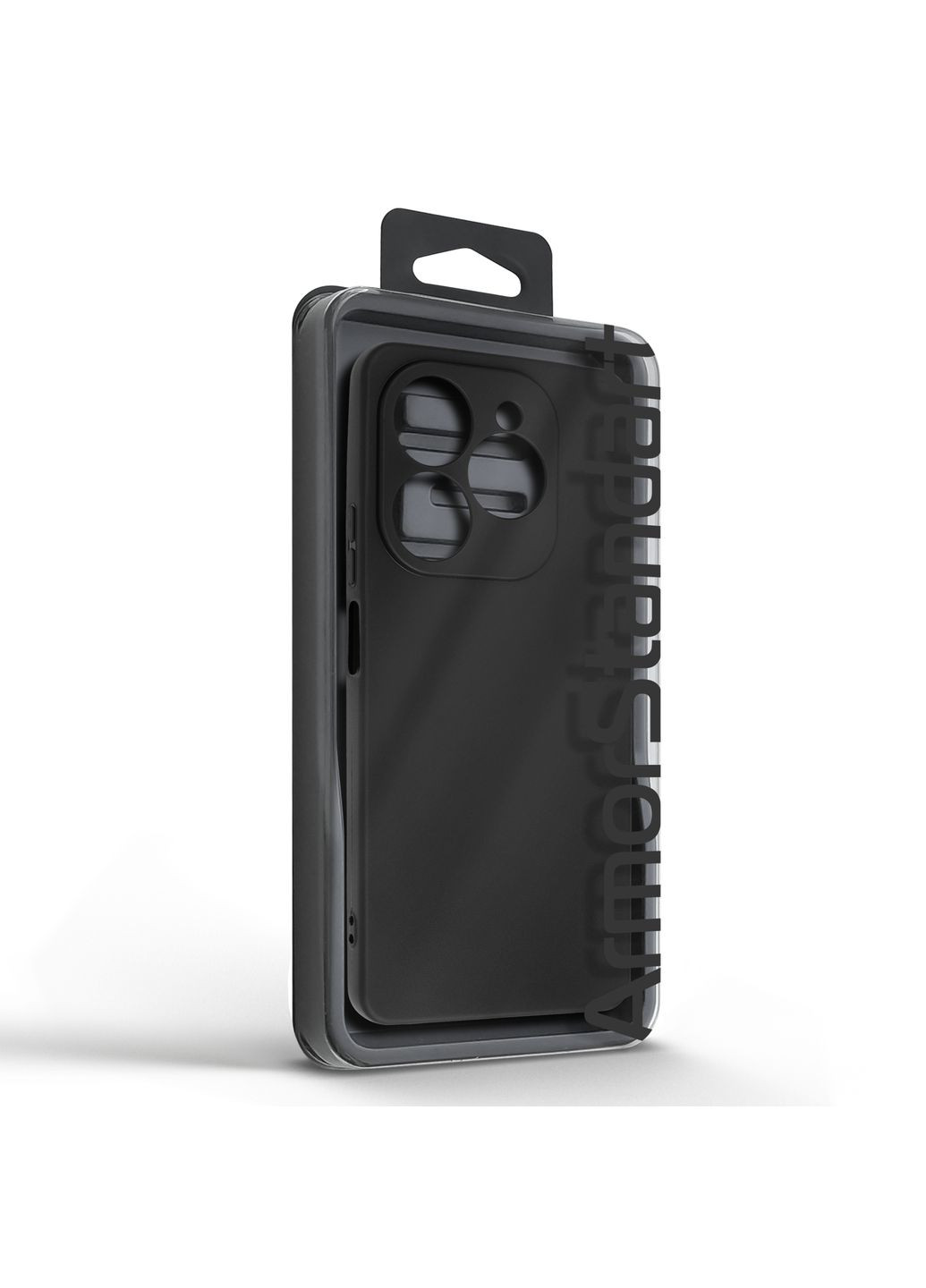 Чехол Matte Slim Fit для Tecno Spark 20 Pro (KJ6) Camera cover Black (ARM74402) ArmorStandart (292323529)