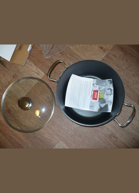 Кастрюля с антипригарным покрытием и крышкой 20 см, 3 л (CL-1136) Calve (334006364)