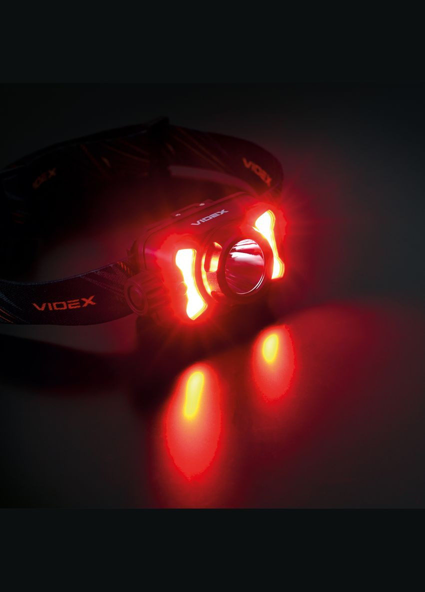 Налобный фонарь 700Lm 5000K до 185 м дальность света с красным светом (VLF-H147) Videx (334304881)
