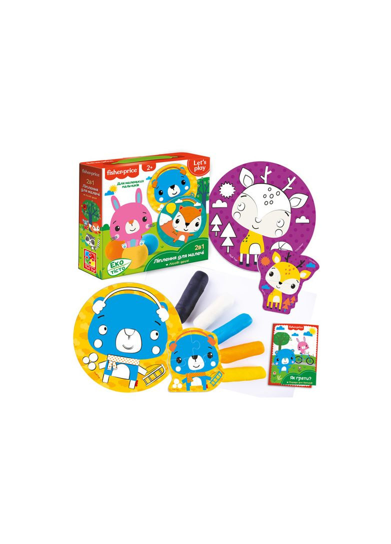 Іграшка набір для творчості "Лісові друзі" VT4502-04 (укр) Fisher Price (362422848)