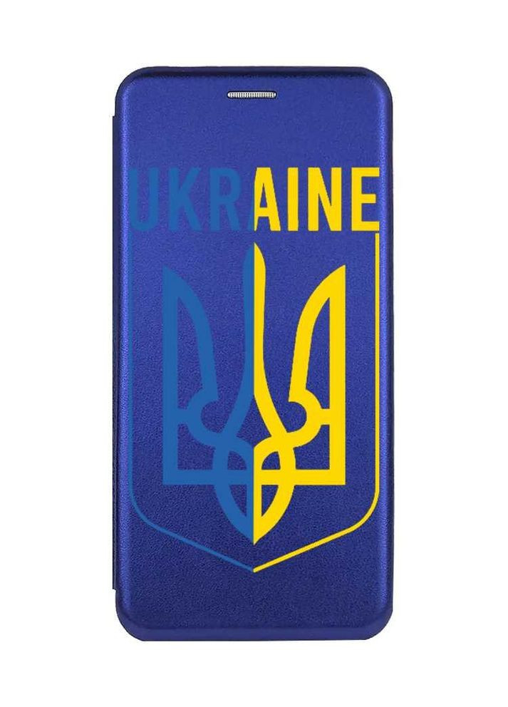 Чехол-книга синий с рисунком на Xiaomi Redmi 14C / Poco C75 Трезубец (принт 254) Creative (355408423)