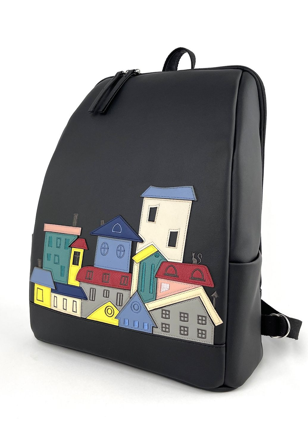 Комплект (рюкзак и косметичка) N23006 черный Alba Soboni міський (280930836)