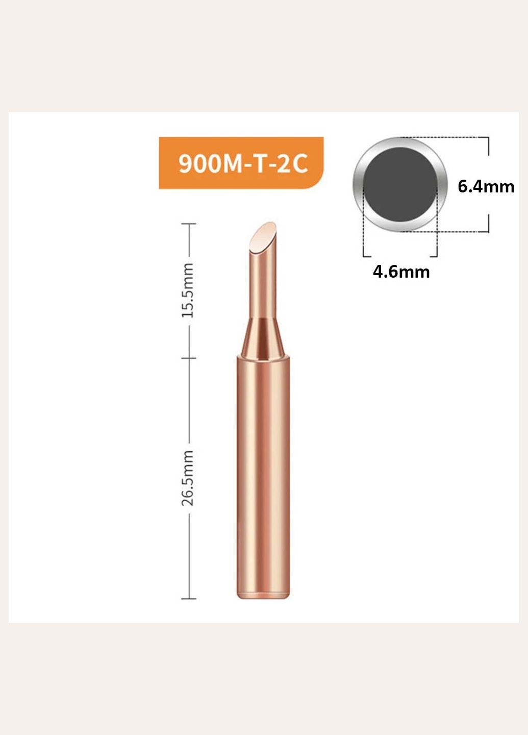 Жала мідні для паяльника 900M, набір 5 шт / 3.2D / 2C / IS / I / K No Brand (322567955)