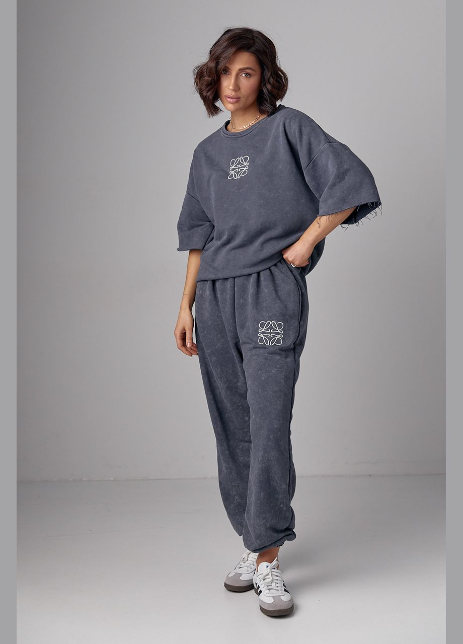 Спортивний костюм тай-дай с вышивкой Liton (296908988)