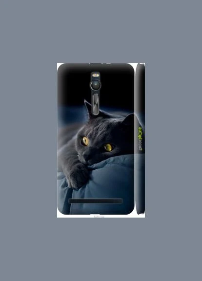 Чехол на Asus Zenfone 2 ZE551ML Дымчатый кот "825m-122-2448" Endorphone (348069750)