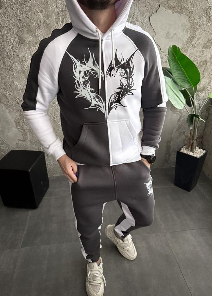 Спортивный костюм утепленный No Brand (369932108)