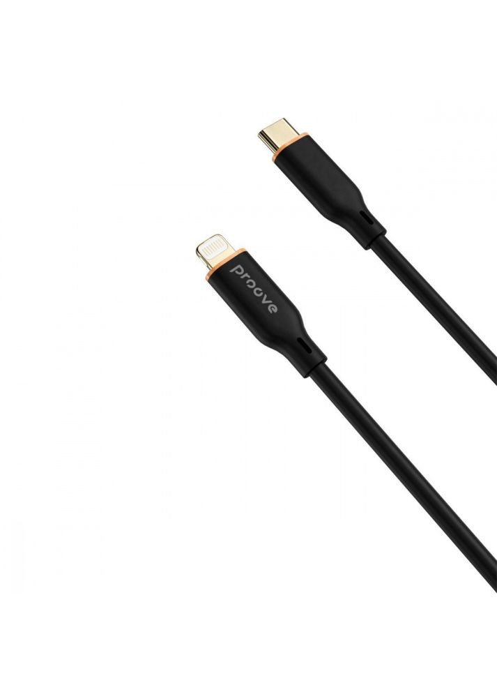 Кабель TypeC to Lightning 27W 1m Jelly Silicone black | Шнур Тайп-Си – Лайтнинг для Айфона Proove (299717125)