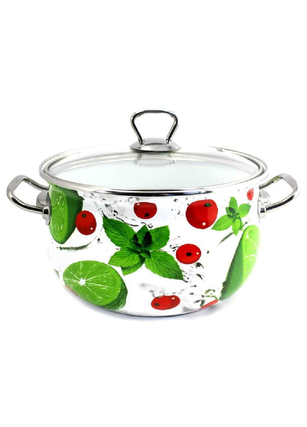 Кастрюля глубокая 5,1л d=22 Мохито (Т)3033 00070707 ТМ Interos (304644061)