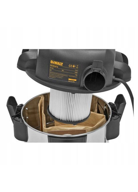 Пылесос профессиональный 750Вт 2400л/мин контейнер 30л 8.4 кг DeWALT (360400608)