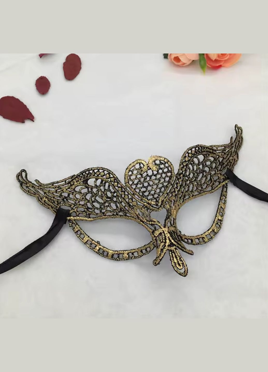 маскарадна one size золотистий Jannet Маска (322182808)