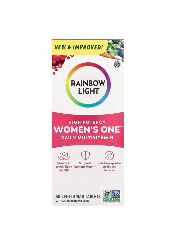 Поливитамины для женщин Women's One, 60 таблеток Rainbow Light (361118564)