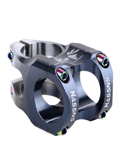 Винос керма Custom Titanium-Blue 31,8 x 35 мм, сріблясто-синій HASSNS (324627205)