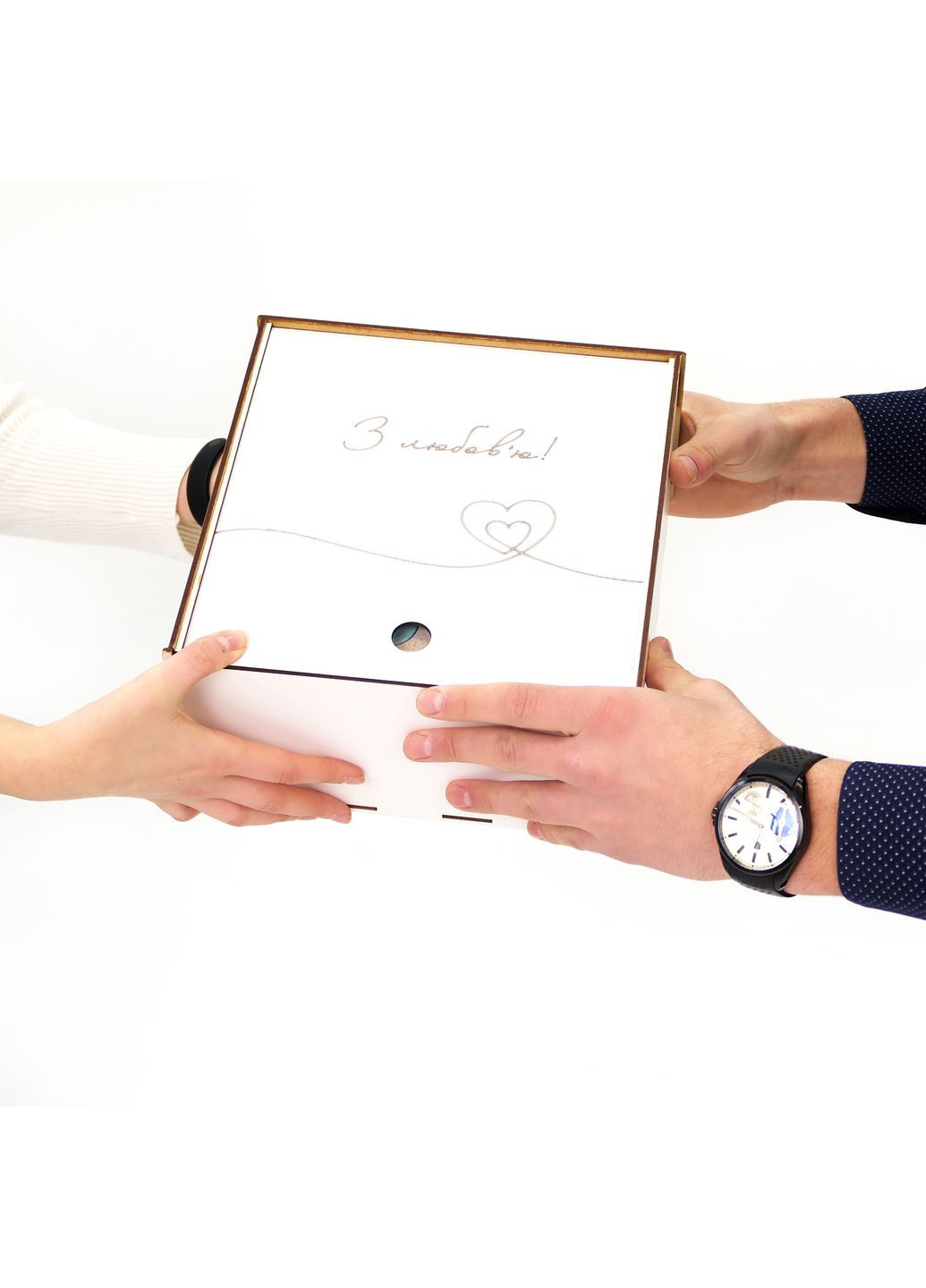 Праздничная подарочная коробка деревянная, размер "M" Jooki (360921012)