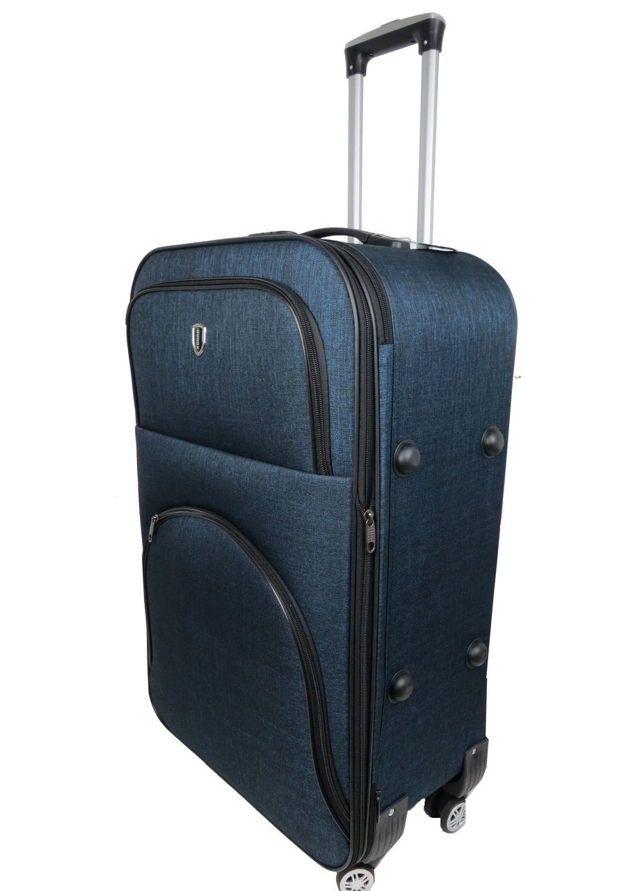 Большой тканевый чемодан на колесах 100L Gedoх, Турция синий Gedox (314851073)