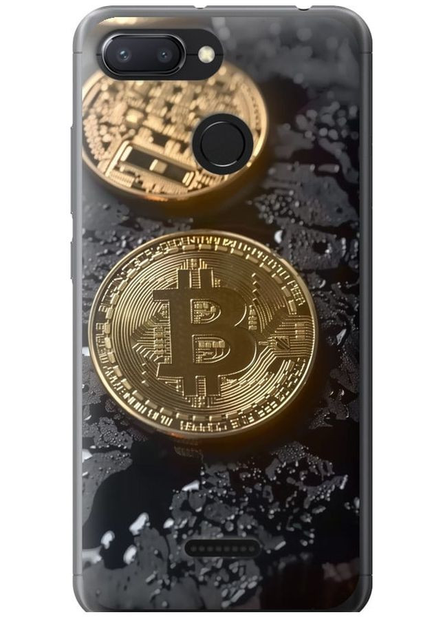 2D пластиковий чохол 'Вулканійчний Bitcoin' для Endorphone Xiaomi Redmi 6 (289875839)