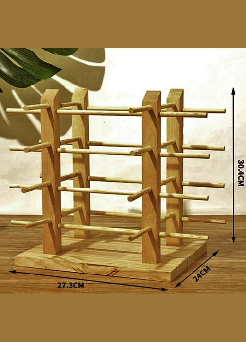 Органайзер для окулярів з дерева Рендалі 44 сієна (ОЧК-446105) No Brand (328082026)