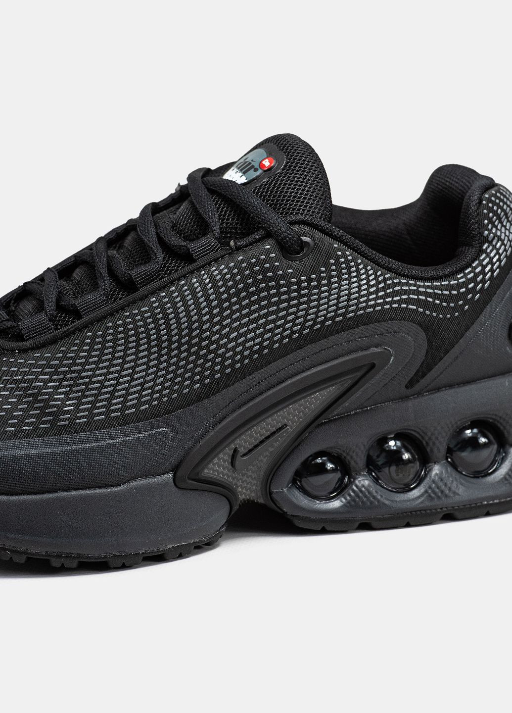 Кроссовки женские и мужские Nike Air Max DN black | Найк Аир Макс ДН черные No Brand чёрные демисезоны (315483045)