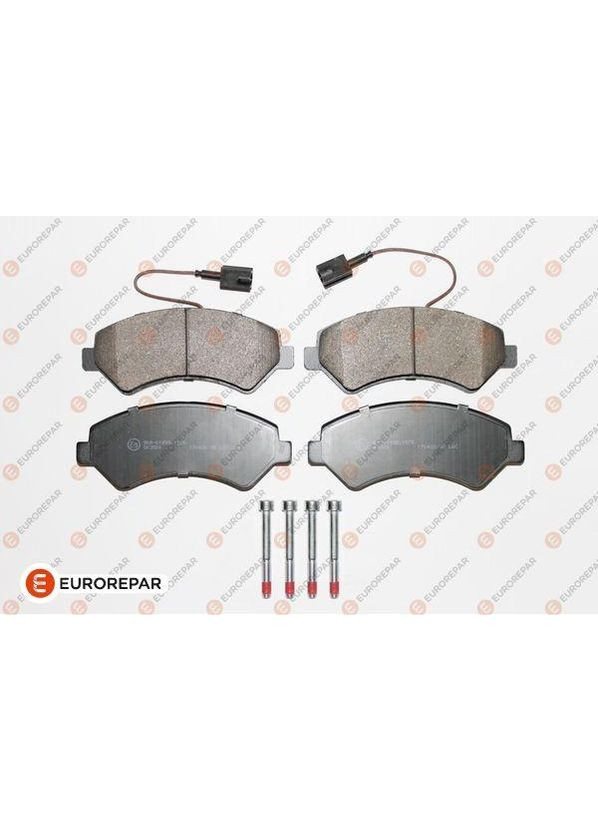 Колодки тормозные дисковые (комплект 4 шт) FIAT DUCATO ФУРГОН (250_) 2.2 2006.07- (ERP 1675990080) Eurorepar (362607602)