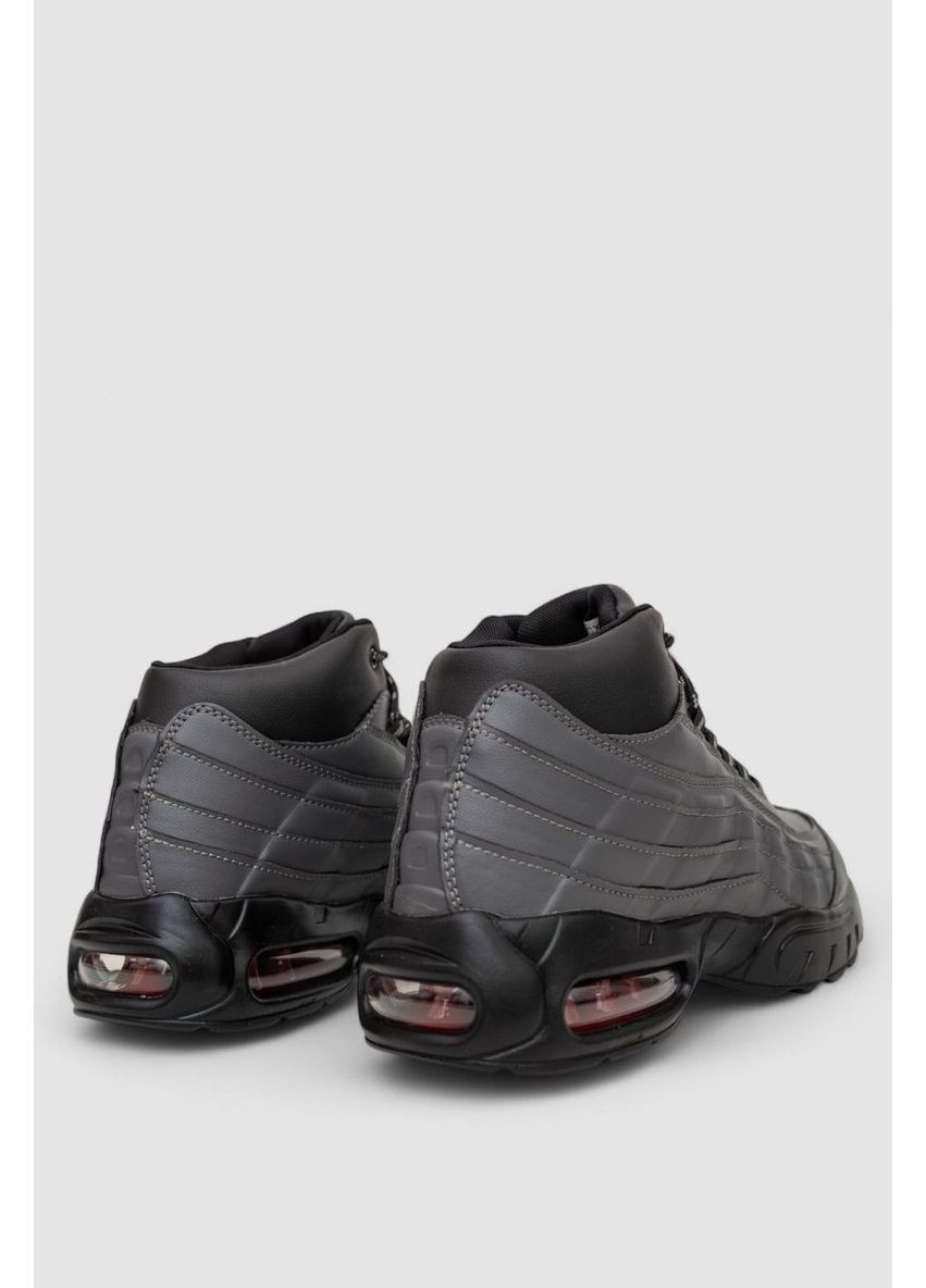 Серые демисезонные кроссовки мужские зимние на меху Ager 248RCX619