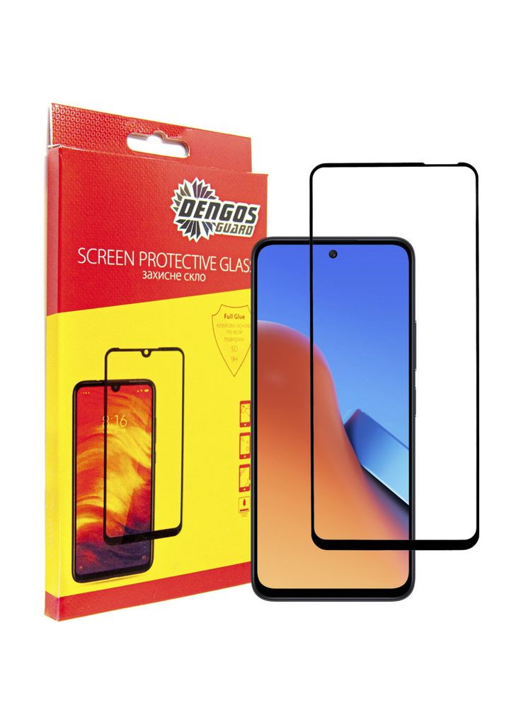 Скло захисне Full Glue Xiaomi Redmi 12 (m422293) DENGOS Full Glue Xiaomi Redmi 12 (black) (367072393)