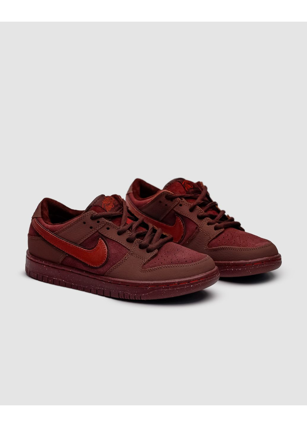 КРОСІВКИ ЖІНОЧІ NIKE SB DUNK LOW PREMIUM BORDO НАЙК СБ ДАНК No Brand комбіновані демісезони (368869736)