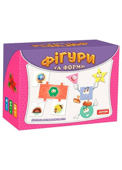 Логічні пазли "Фігури" Artos Games (361415704)