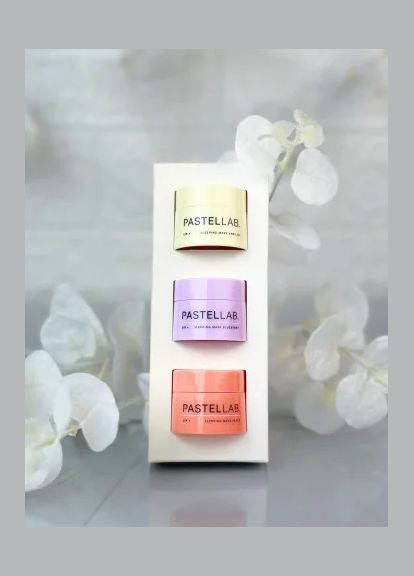 PASTELLAB персик, ваніль, чорниця 3х3,5 г Pastel Набір нічних масок для губ (328456960)
