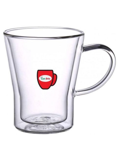 Набор кружек с двойным дном CB-8535-2 350 мл 2 шт, чайные чашки с двойным дном Con Brio (364665136)