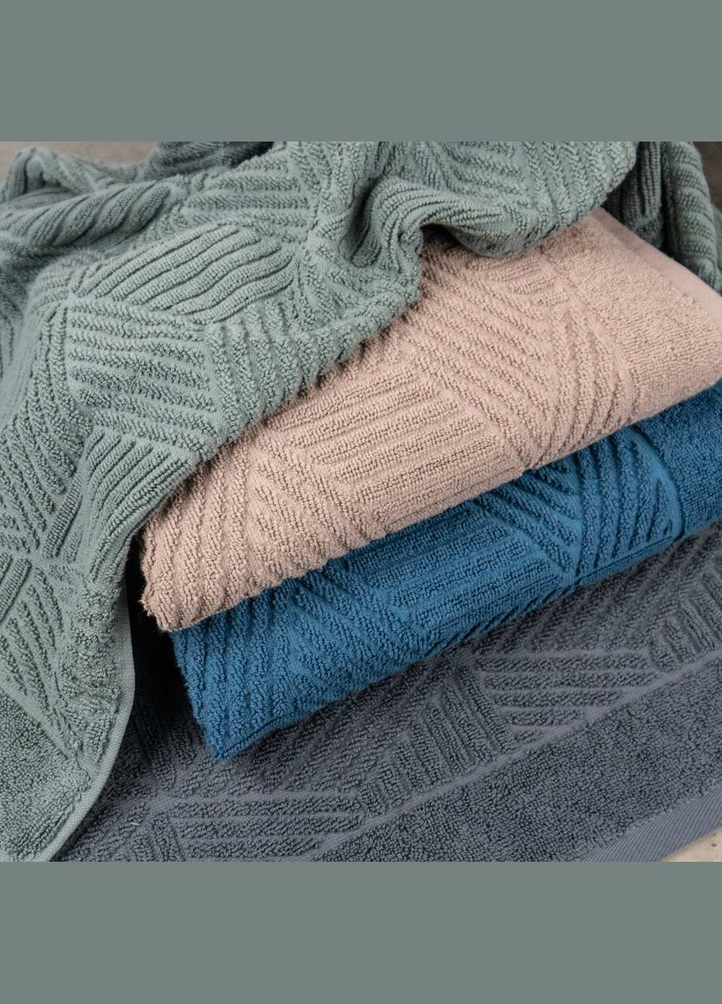 GM Textile полотенце махровое уельс 40х70см 500г/м2 (темно) мятный производство -