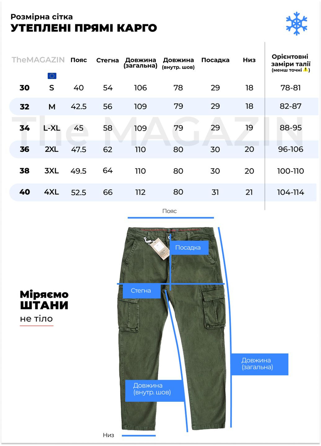 Чоловічі штани Карго на флісі X hey (370654266)