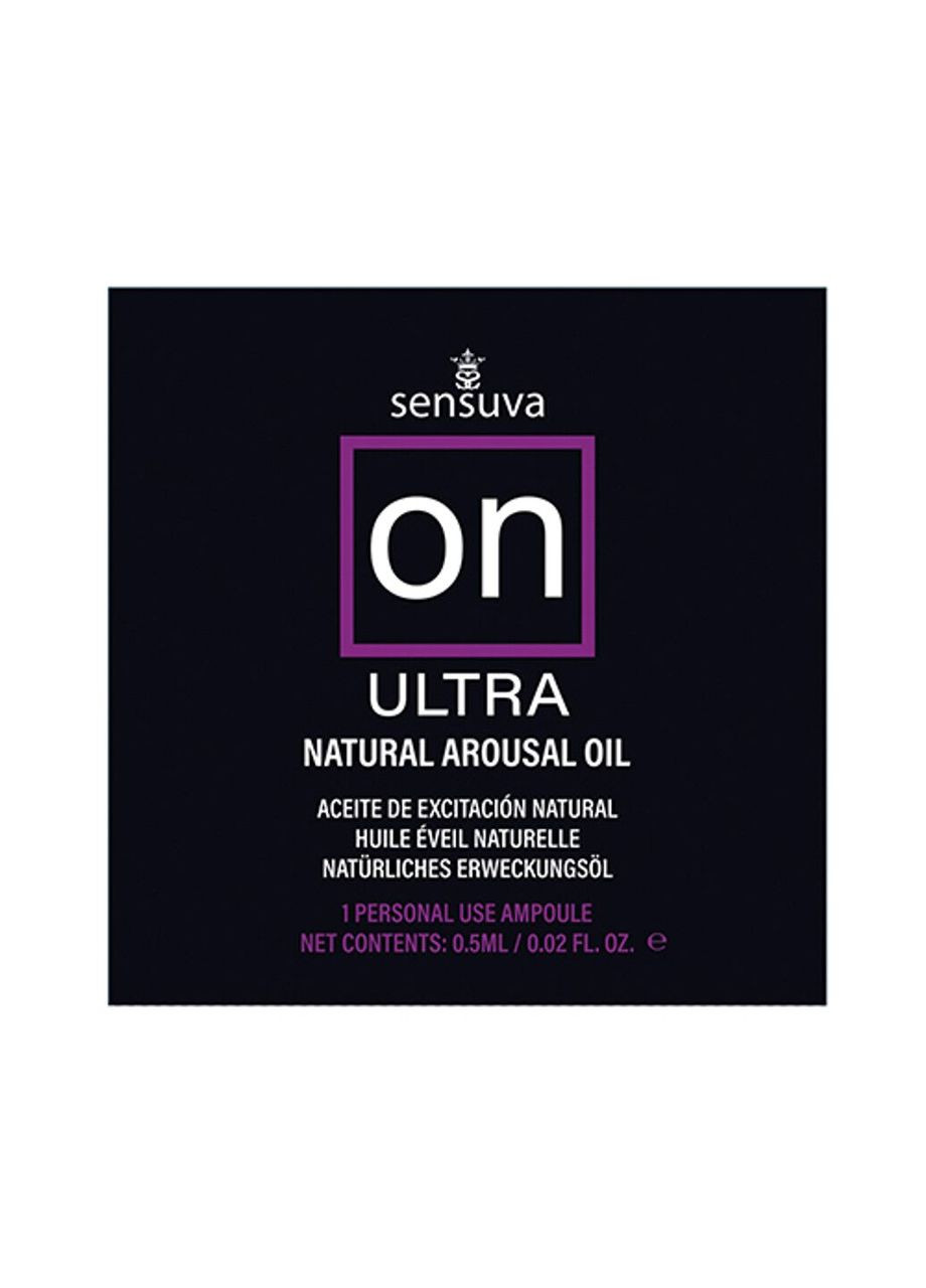 Пробник возбуждающего масла - ON Arousal Oil for Her Ultra (0,5 мл) Sensuva (335389683)
