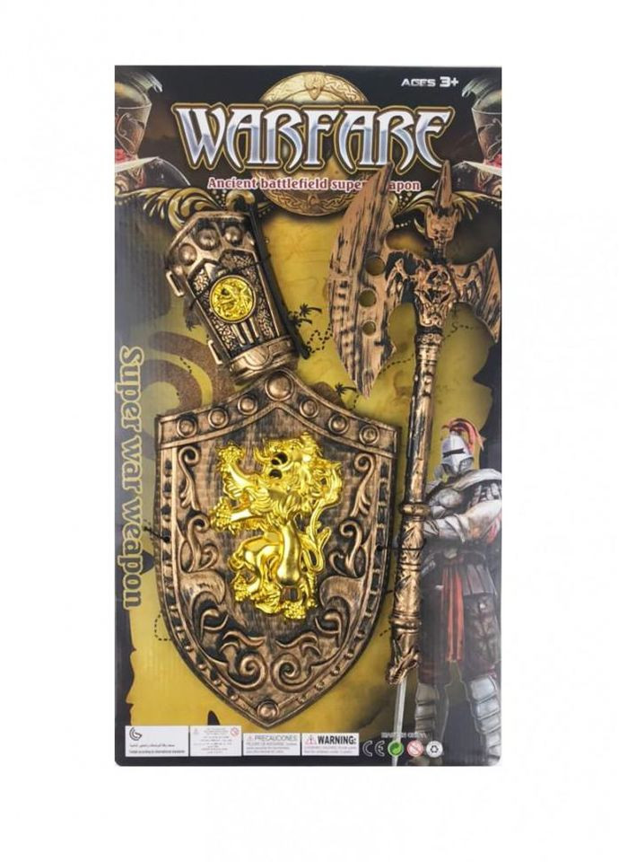 Дитячий ігровий набір лицаря 818A-20/21/22 обладунки на руку (Топор) No Brand (365638671)