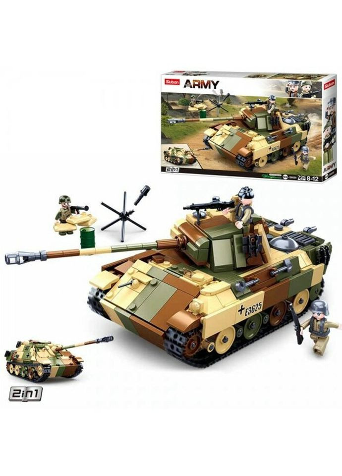 Конструктор Танк M38-B0859 725 деталей Sluban (327608535)