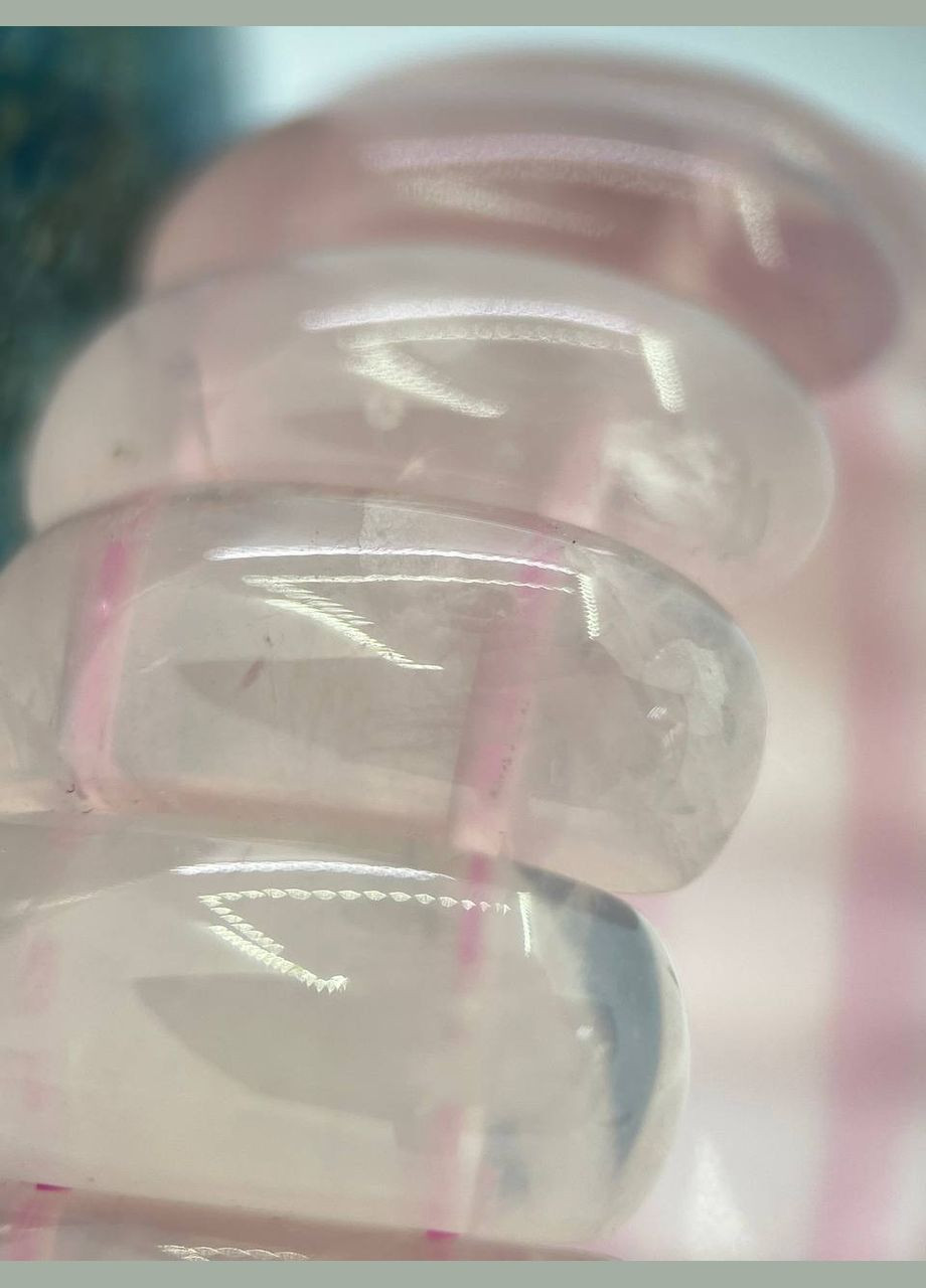 Браслет рожевий кварц 18 см No Brand (305698047)