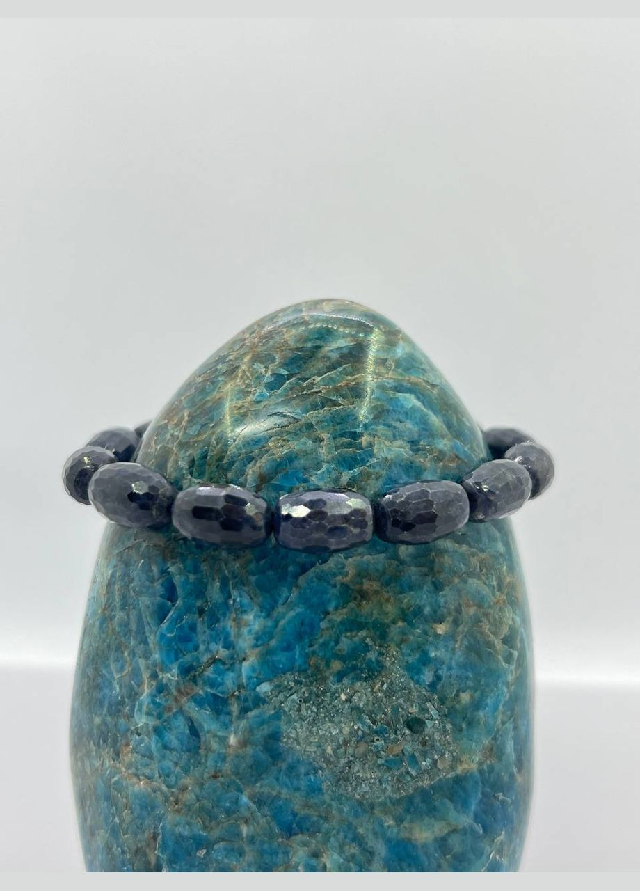 Браслет сапфір 13х8 мм 16 см 26 гр No Brand (305698083)