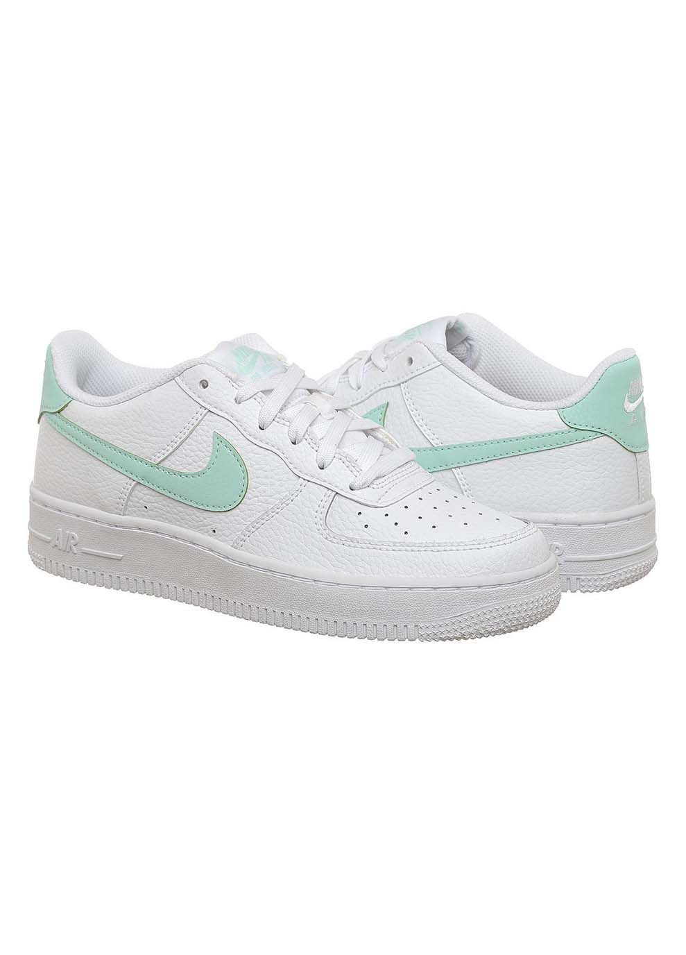 Білі Осінні дитячі кросівки air force 1 білий Nike