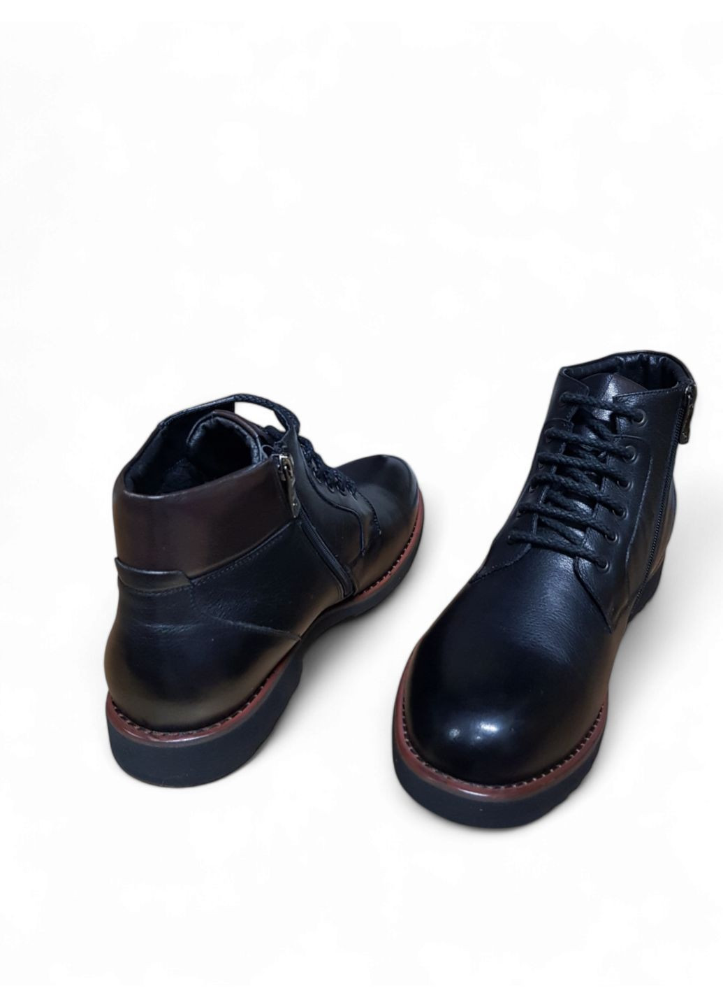 Черные зимние ботинки мужские зимние Respect