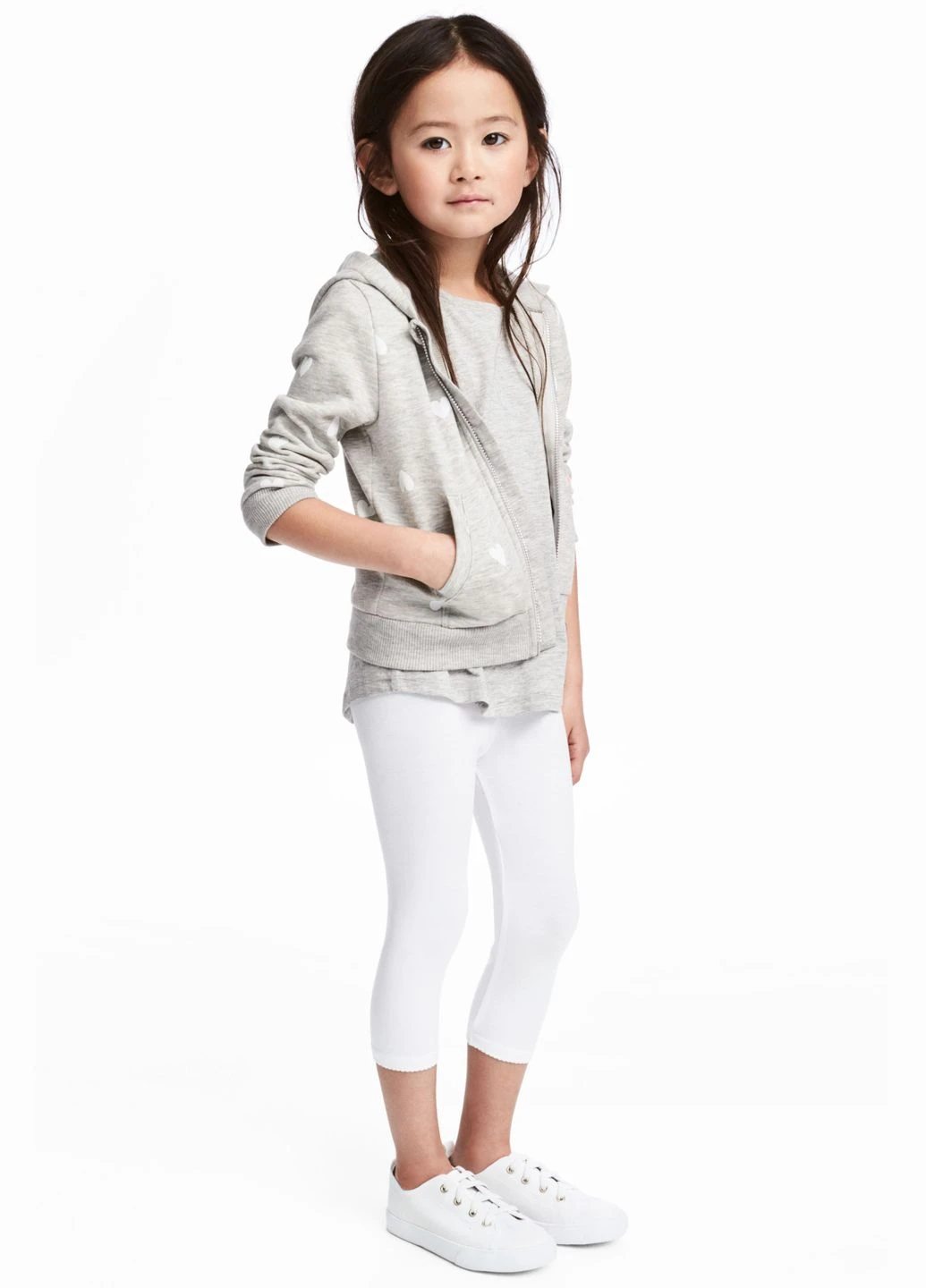 Лосини,білий, H&M (322717391)