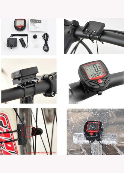 Велокомп'ютер велоспидометр водонепроникний SB-318 No Brand (316389720)